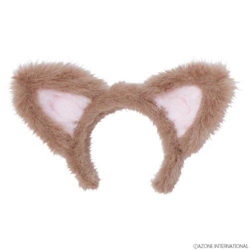 Qoo10 - 50 fluffy cat ears headband cocoa (japan import) : Toys