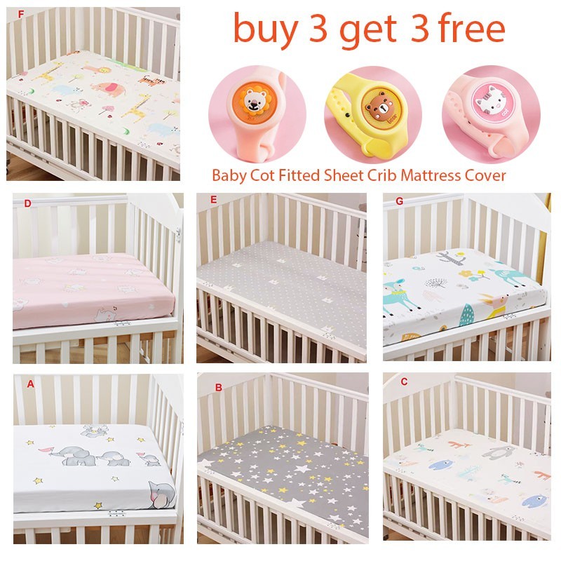 crib mattress fitted sheet