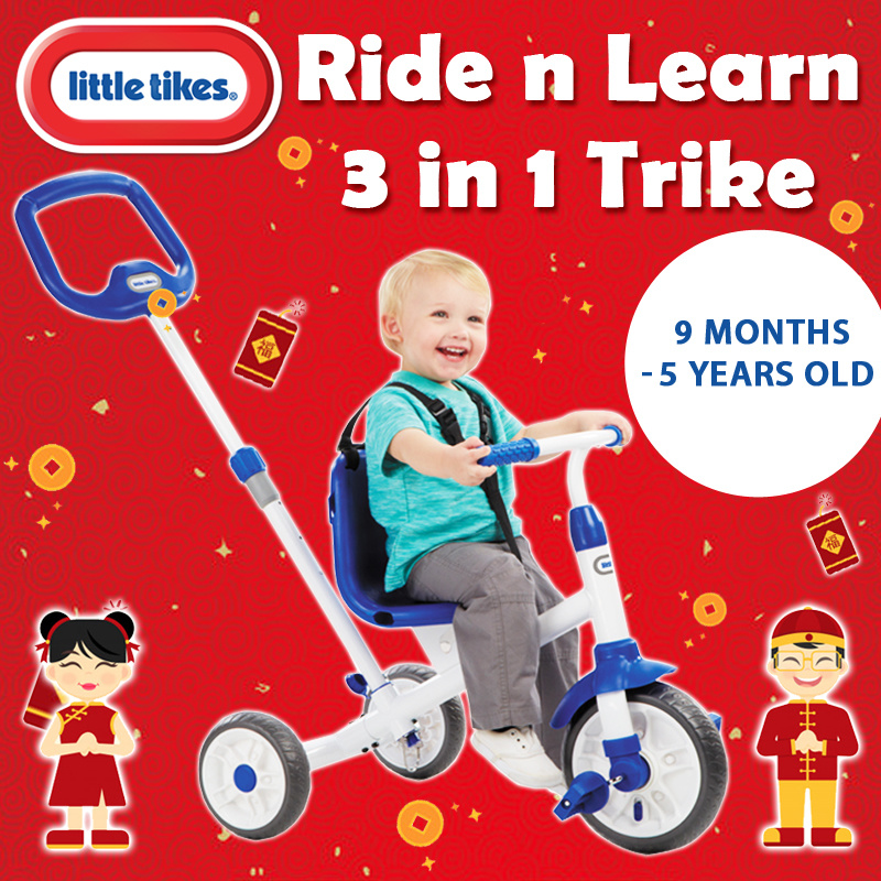 ride n learn 3 in 1 trike