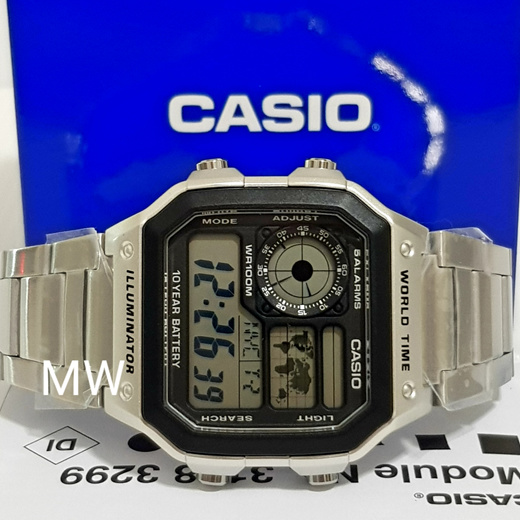 casio worldtime illuminator ae1200whd