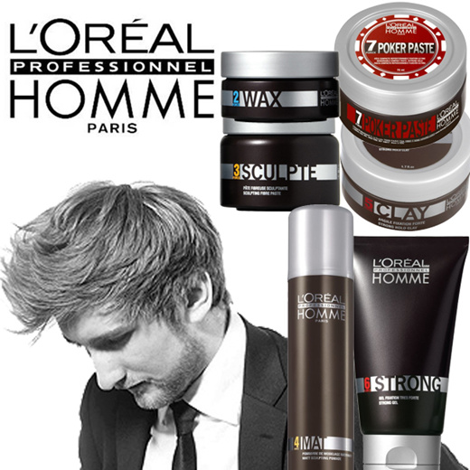 Qoo10 - Loreal Professionnel Men Homme Hair Styling Poker Paste / Wax /  Clay /... : Hair Care