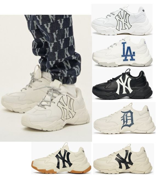 MLB Korea - New York Yankees Sneakers - Big Ball Chunky A