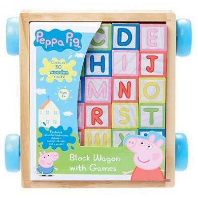 peppa pig wooden blocks