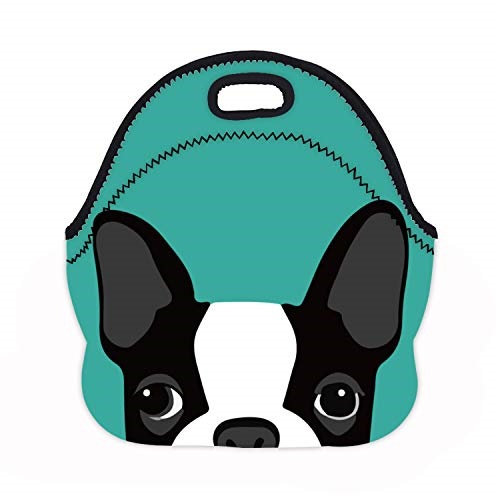 boston terrier lunch bag