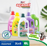 [Triple Pack] Yuri Aganol Antibacterial Floor Cleaner #Disinfectant #Insect Repellent (2000mlx3)