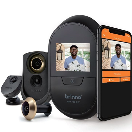 brinno duo smart peephole doorcam shc1000w shc1000w 12