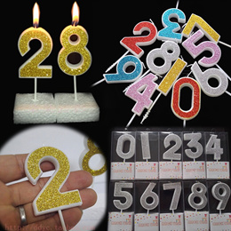 BBTO 21st Birthday Candles Cake Numeral Candles Happy Birthday Cake Topper  Decoration for Birthday Party Wedding Anniversary Celebration Supplies  (Gold) 