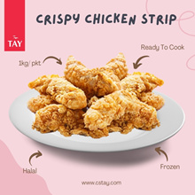 [ CSTAY ] Crispy Chicken Strip 1kg (28g/pc) ( Halal )