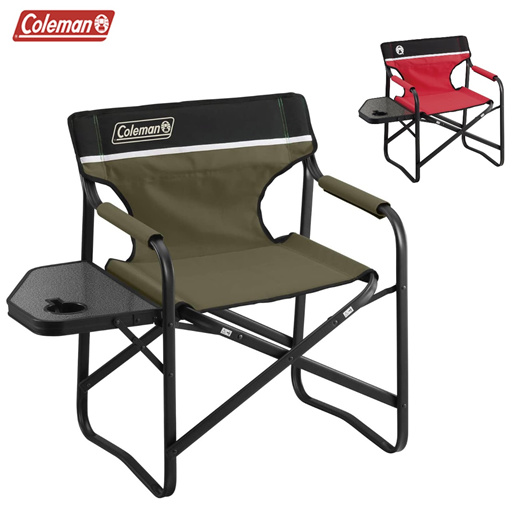 coleman camping chair with side table