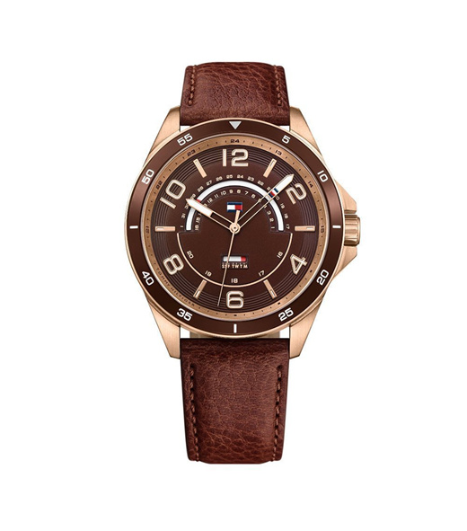 tommy hilfiger rose gold mens watch