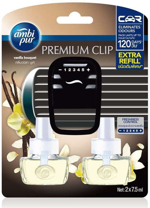 Qoo10 - Ambi Pur Premium Clip Car Air Freshener Value Pack， Vanilla Bouquet，  7 : Toys