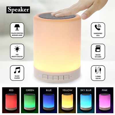 blue sky led light bulb speaker