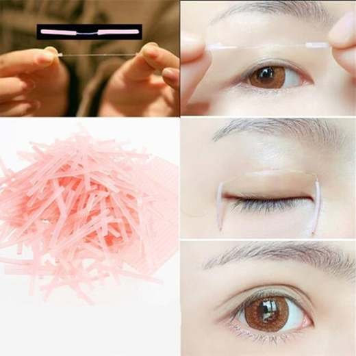 Qoo10 22 Pairs Magic Instant Double Eyelid Tape Eye Lift Makeup Women S Clothing