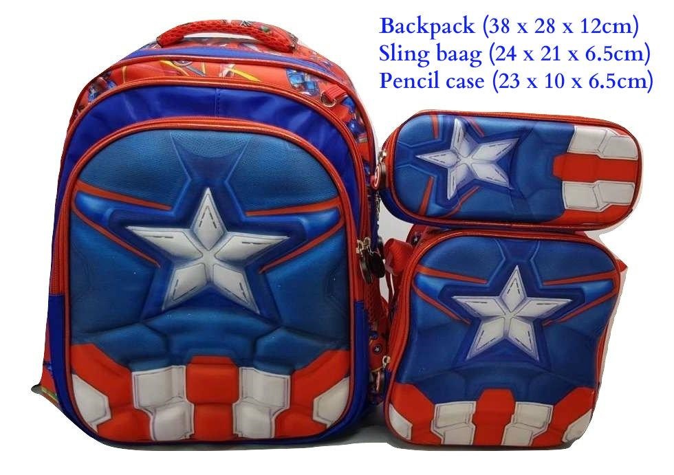 captain america sling bag