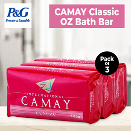 Procter And Gamble CAMAY CLASSIC OZ BATH BAR (3-pack) 4.0 OZ BARS.