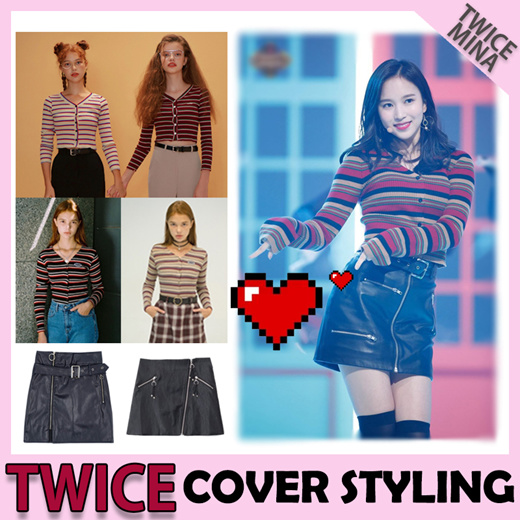 Qoo10 K Pop Styling Twice Mina Style Likey Styling Korean Fashion Mi Women S Clothing