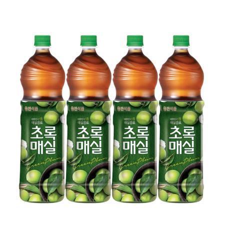 티몬월드 - 웅진 초록매실 주스 1.5L [12개] : 생수/커피/음료