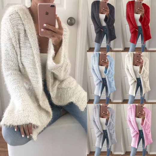 soft hooded cardigan