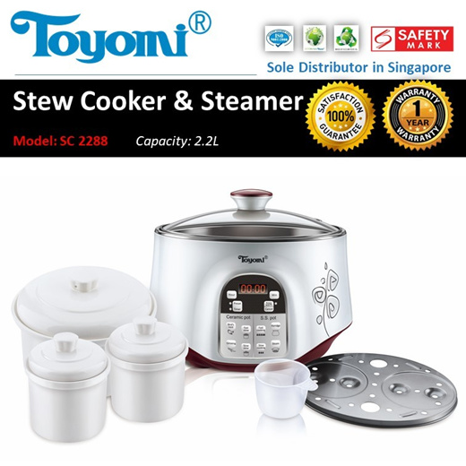 TOYOMI 1.8L SmartDiet Micro-Com Rice Cooker with Low Carb Rice RC 9512LC