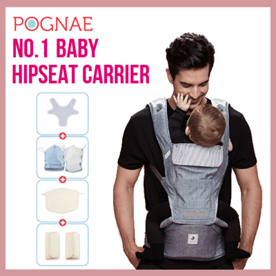 pognae no 5 organic baby hipseat carrier