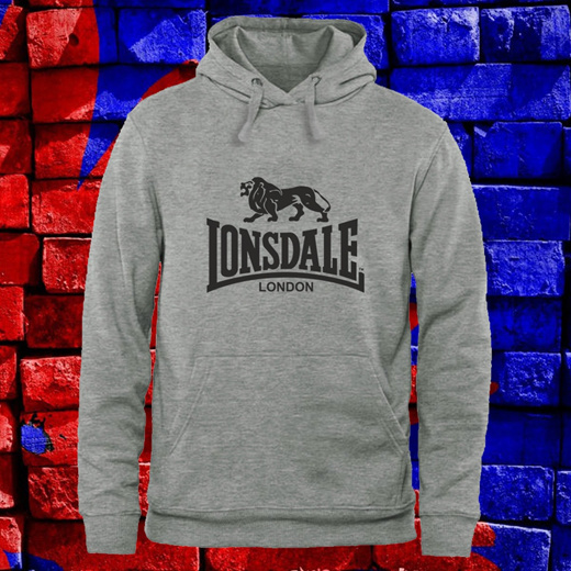 lonsdale grey hoodie