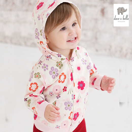 girls floral hoodie