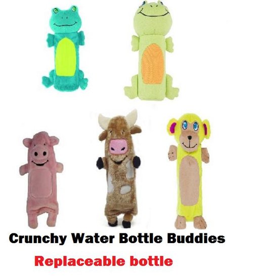 monkey water bottle dog toy