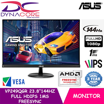 Asus Vp249qgr 24 Inch 144hz Ips Gaming Monitor