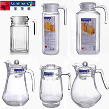 1.4 Liter//49 Ounces Water Jug with Lid Glass Pitcher for Hot//Cold//Iced Coffee Tea Wine Milk and Juice Heat Resistant Drinks Carafe 1400ml