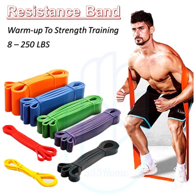 EGOJIN Latex Pull Up Resistance Loop Band  Exercise Crossfit Fitness GYM from US 