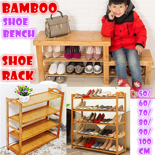 Qoo10 Bamboo Shoe Rack Furniture Deco