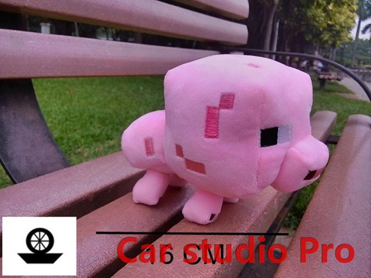 minecraft pig plush toy