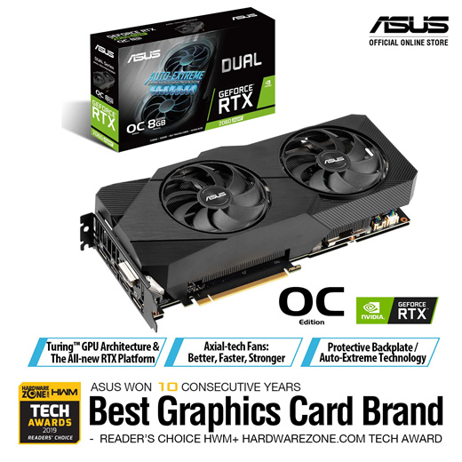 Qoo10 Asus Dual Geforce Rtx60 Super Evo Oc Edition 8gb Gddr6 Dual Rtx60s Computer Games