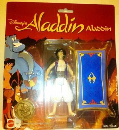 Qoo10 - Mattel Disney Aladdin Figure with Sword, Flying Carpet and ...