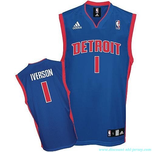 allen iverson detroit pistons jersey