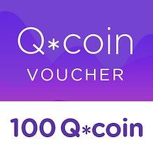 100 Q*Coin Top Up Voucher