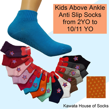 Antiskid Socks [1-15Yrs] Children Trampoline Sock Adult Yoga Socks Anti  Slip Floor Socks Kids