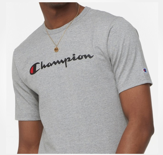 champion grey tshirt