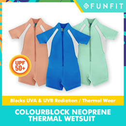 SG Stock] Thermal Swimwear Kids 2.5mm Neoprene Swimsuit UPF50+ UV