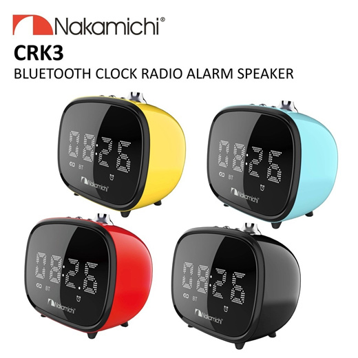 Nakamichi clock best sale radio bluetooth speaker