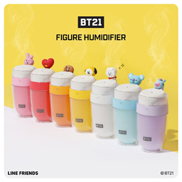 BTS BT21 공식 굿즈 LED 무드등 미니 가습기 습도 조절