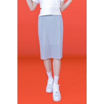 11. waist banded pleat skirt