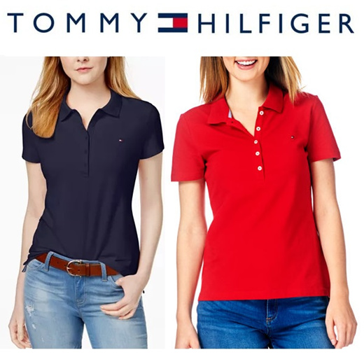 red tommy polo