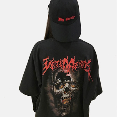 vetements skull hoodie