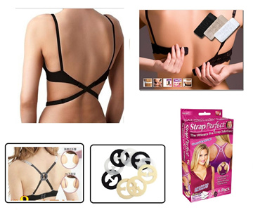 1pc Lady's Lingerie Cross Back Invisible Bra Strap Extender For Backless  Party Dress