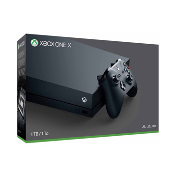 Microsoft Xbox One X 1TB Console, Black, CYV-00001 