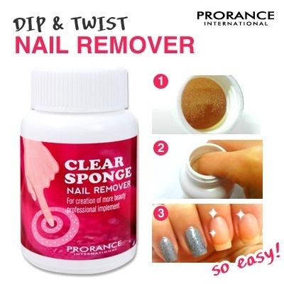 Qoo10 Prorance Dip Nail Polish Remover Quick N Easy Nail Remover Sponge Skin Care