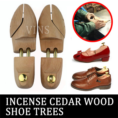 cedar wood shoes