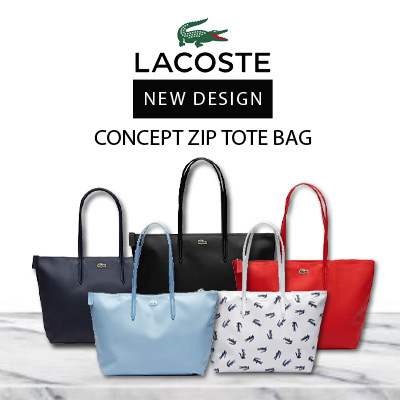 Qoo10 - LACOSTE TOTE BAG : Bag / Wallet
