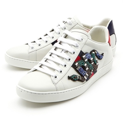 gucci sneakers crystal snake